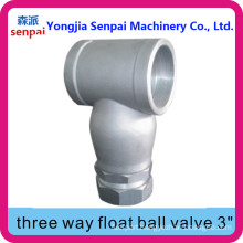 Three Way Float Ball Valve/Y-Bent Float valve
